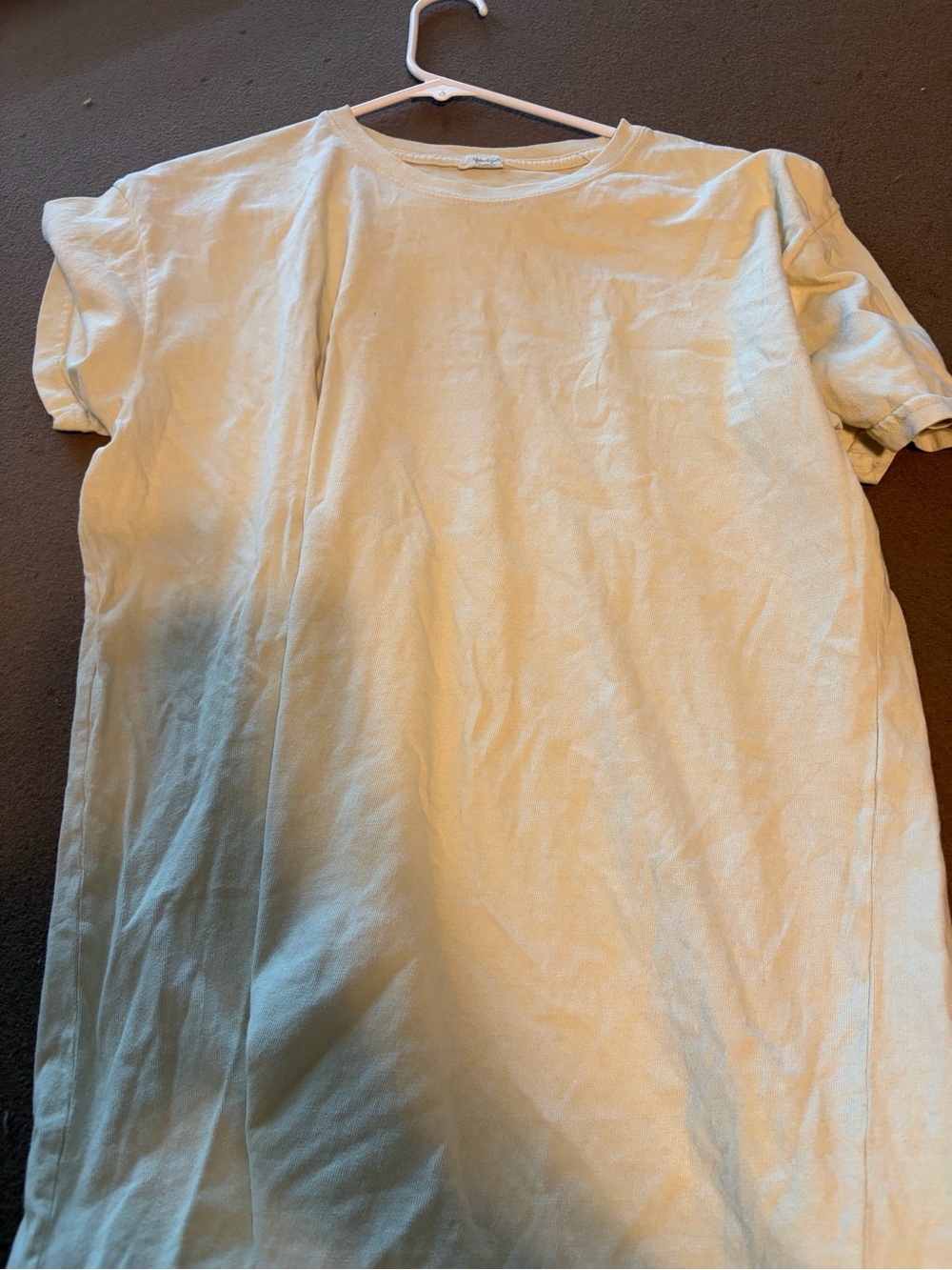 Light Yellow Short Sleeve Tshirt